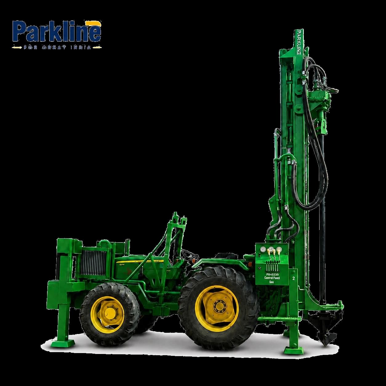 Tractor Mounted Hydraulic Piling Drilling Auger Machine by Parkline Rigs India